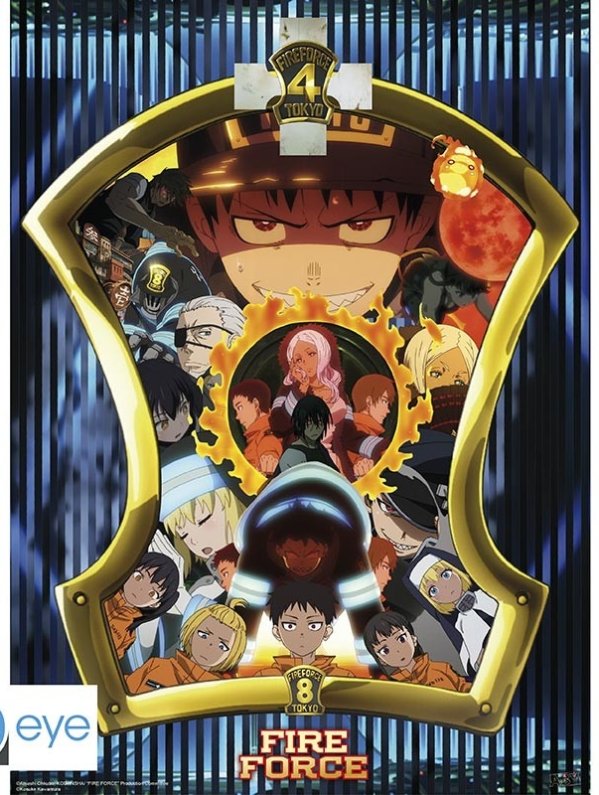 Visuel FIRE FORCE - POSTER "BRIGADES SPÉCIALES" (52X38)