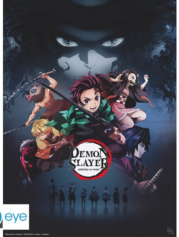Visuel DEMON SLAYER - POSTER "POURFENDEURS" (52X38)