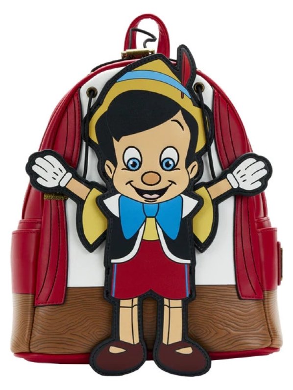 Visuel DISNEY LOUNGEFLY MINI SAC A DOS PINOCCHIO MARIONETTE (REF LFWDBK2238)