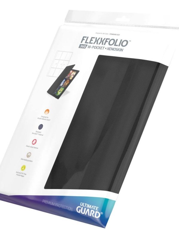 Visuel PORTFOLIO NOIR: FLEXXFOLIO 360 - 18 POCKET - XENOSKIN PREMIUM