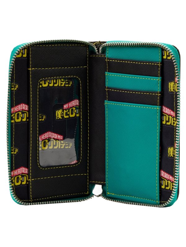 Visuel LOUNGEFLY - MY HERO ACADEMIA - PORTEFEUILLE DEKU