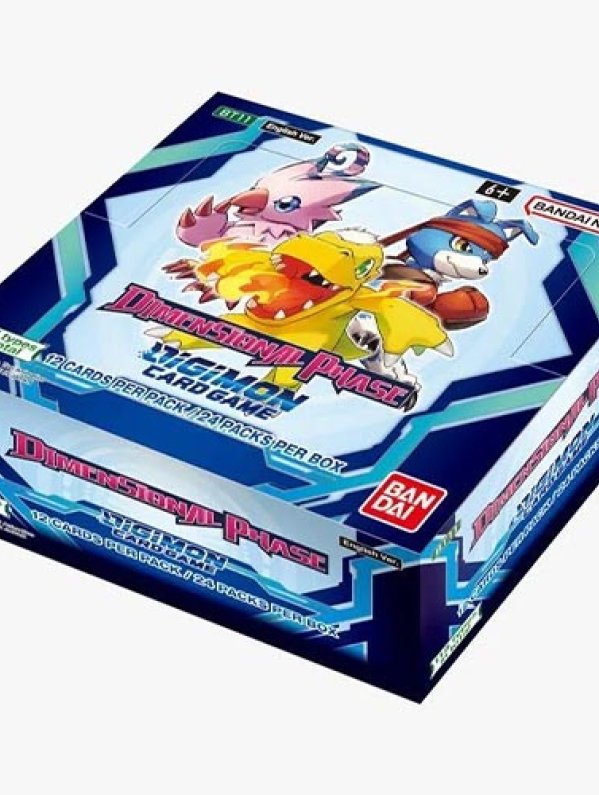 Visuel DIGIMON BT11 CARD GAME JCC: DISPLAY - DIMENSIONAL PHASE (VER. EN)