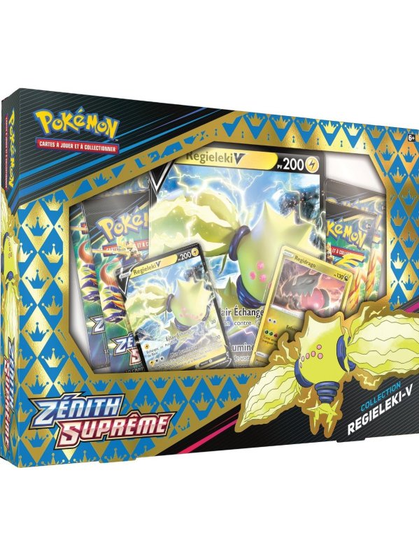 Visuel POKEMON JCC EB12.5 ZENITH SUPREME - COFFRET 4 BOOSTERS REGIELEKI V (FR)
