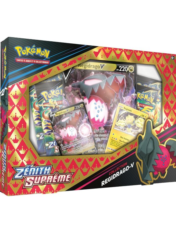 Visuel POKEMON JCC EB12.5 ZENITH SUPREME COFFRET 4 BOOSTERS REGIDRAGO V (FR)
