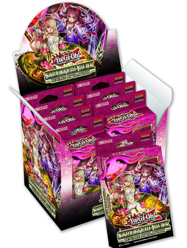 Visuel YU-GI-OH! JCC - DECK DE STRUCTURE : ATTENTION AUX TRAPTRIX (DISPLAY X8)