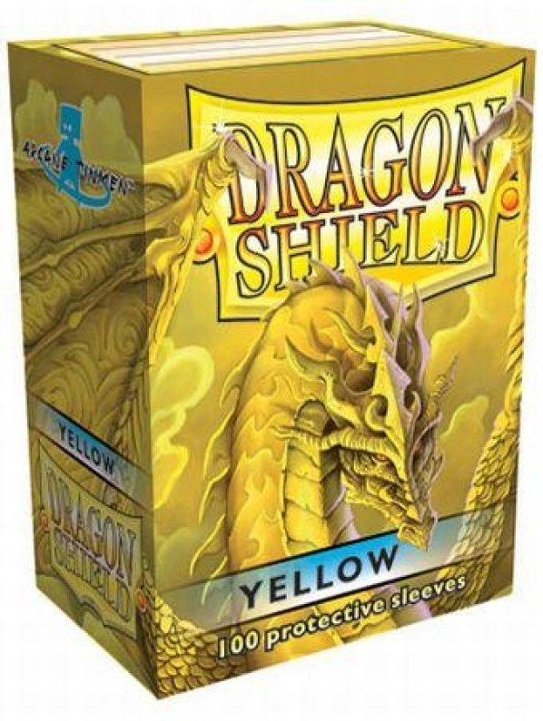 Visuel DRAGON SHIELD YELLOW SLEEVES (X100)