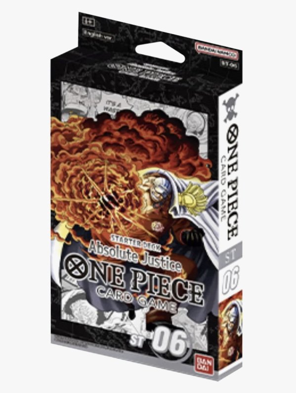 Visuel ONE PIECE JCC ST06 - STARTER DECK ABSOLUTE JUSTICE (EN)