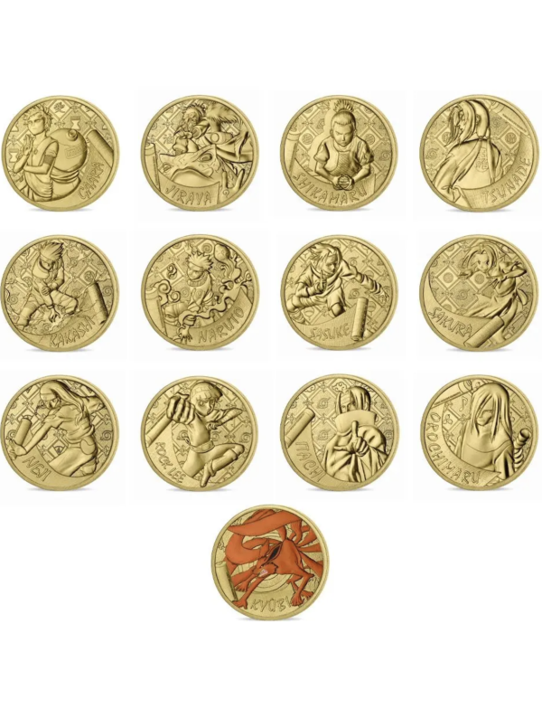 Visuel ALBUM NARUTO ET 2 MINI MEDAILLES ALEATOIRES - MONNAIE DE PARIS