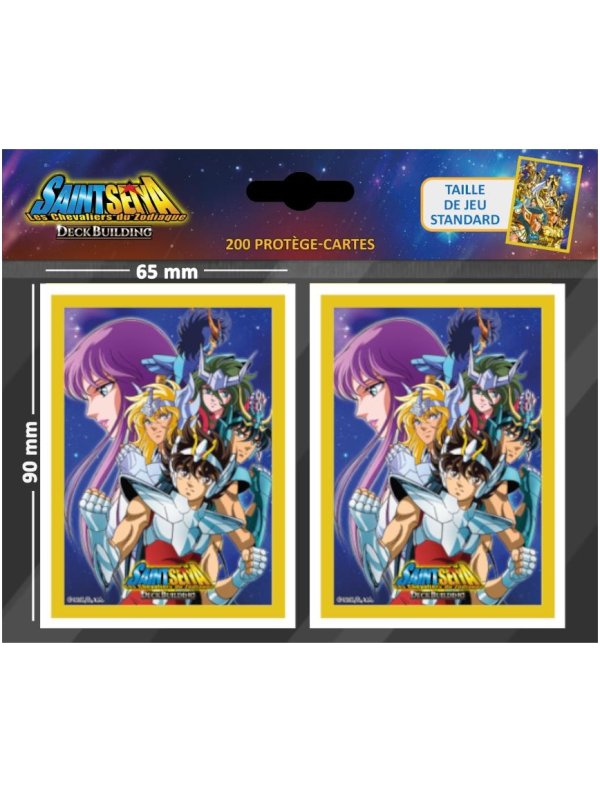 Visuel SAINT SEIYA DECK BUILDING ACC - 200 SLEEVES - CHEVALIER DE BRONZE