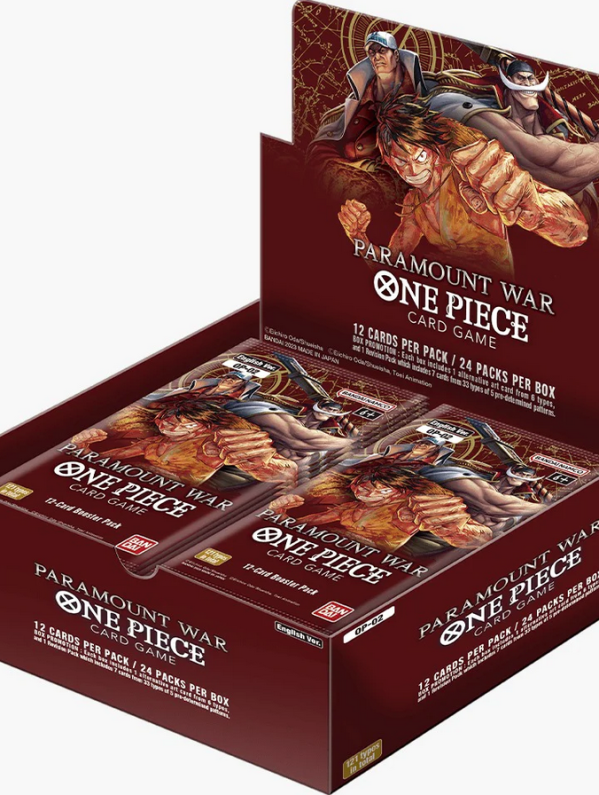Visuel ONE PIECE JCC OP02 - PARAMOUNT WAR BOOSTER (ANGLAIS)