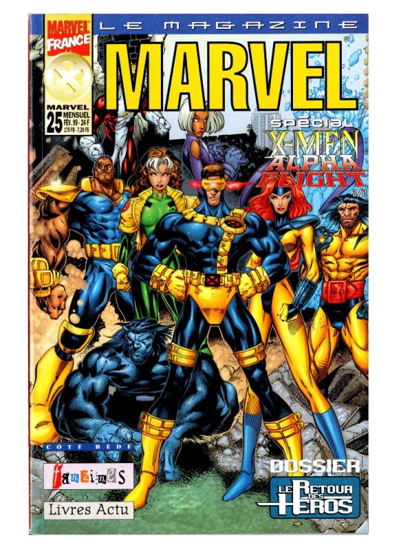 Visuel MARVEL MAGAZINE 25 SPECIAL X-MEN ALPHA FLIGHT 2/2