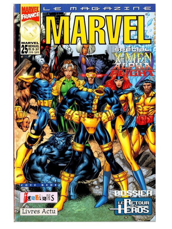 Visuel MARVEL MAGAZINE 25 SPECIAL X-MEN ALPHA FLIGHT 2/2