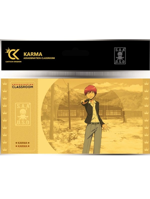 Visuel ASSASSINATION CLASSROOM GOLDEN TICKET COL.2 KARMA