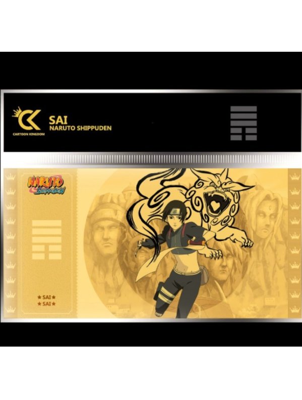 Visuel NARUTO SHIPPUDEN GOLDEN TICKET COL.1 SAI