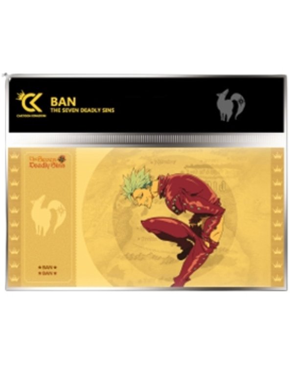 Visuel SEVEN DEADLY SINS GOLDEN TICKET BAN