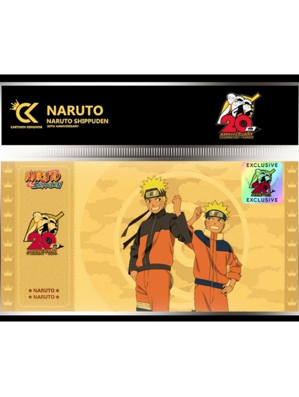 Visuel NARUTO SHIPPUDEN GOLDEN TICKET 20TH ANNIV ED LIMITEE NARUTO