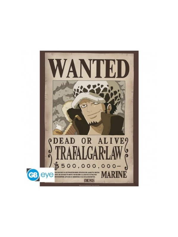 Visuel ONE PIECE - POSTER «WANTED LAW» (52X38)