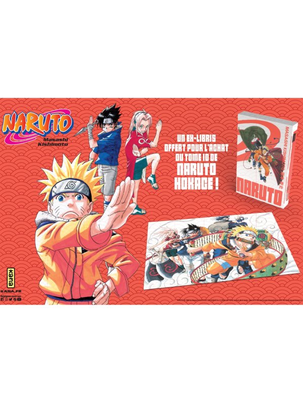 Visuel EX LIBRIS NARUTO HOKAGE (OFFERT SOUS CONDITION)