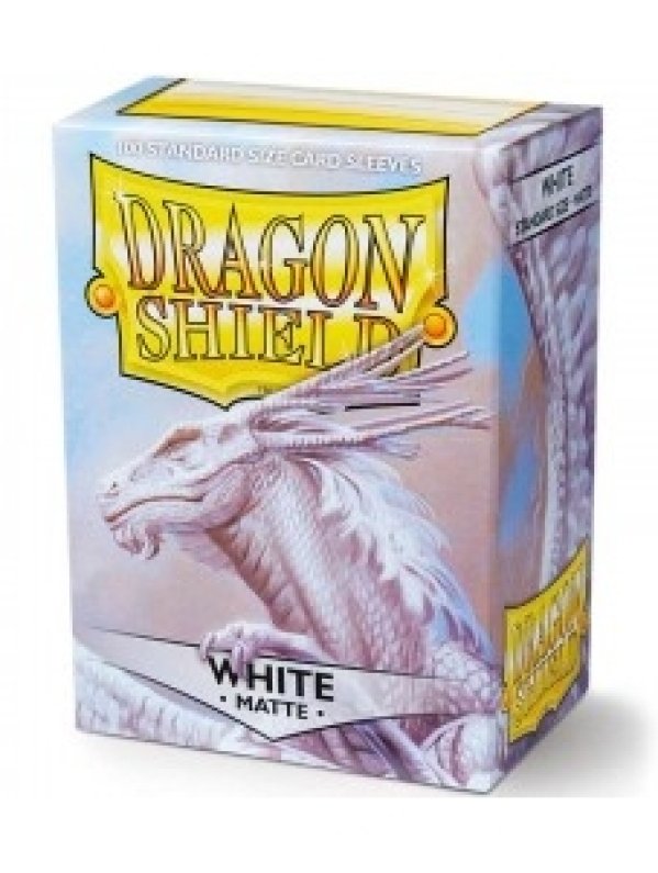 Visuel PROTEGE-CARTES DRAGON SHIELD STANDARD MATTE BLANC (X100)