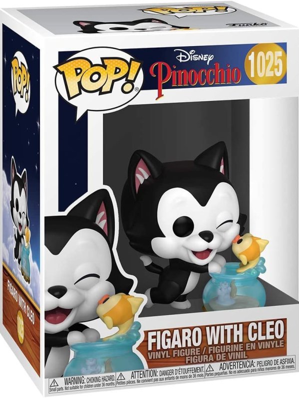 Visuel POP DISNEY PINOCCHIO - FIGARO & CLEO N°1025