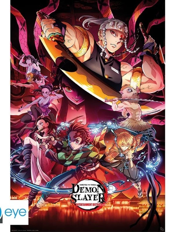 Visuel DEMON SLAYER - POSTER "QUARTIER DES PLAISIRS" ROULE FILME (91.5X61)