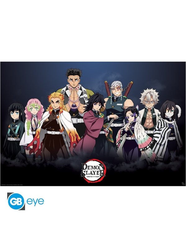 Visuel DEMON SLAYER - POSTER « PILIERS» ROULE FILME (91.5X61)