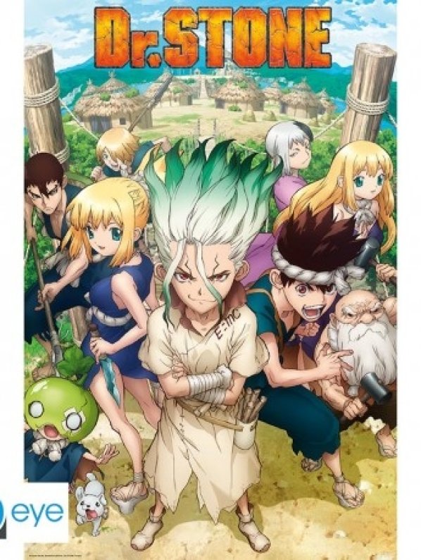 Visuel DR STONE - POSTER - GROUPE"- ROULE FILME (91.5X61)
