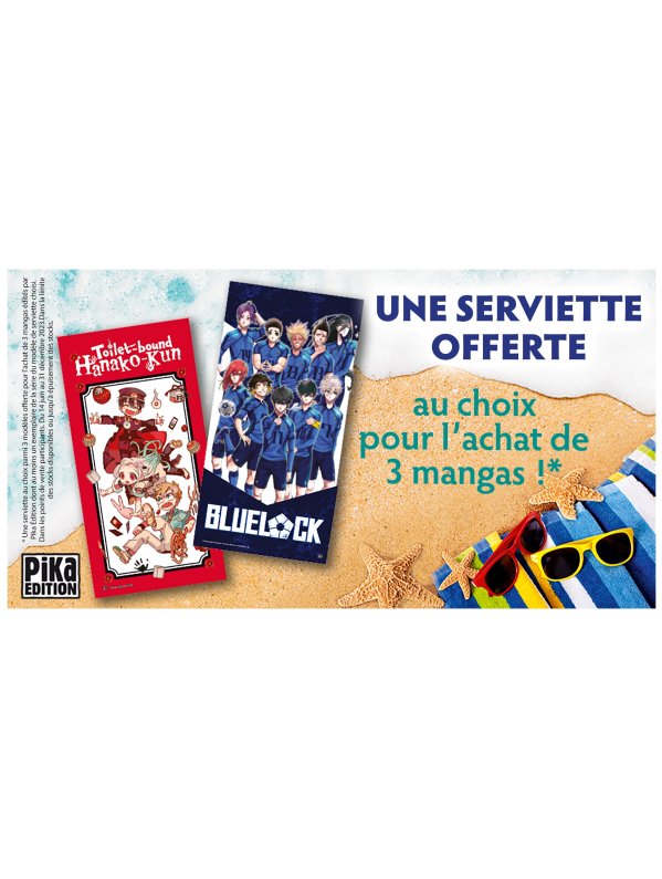 Visuel SERVIETTE BLUE LOCK (OFFERT SOUS CONDITION)