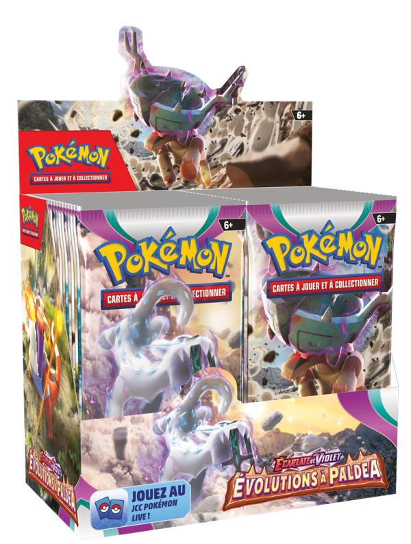 Visuel POKEMON JCC EV02 - DISPLAY DE 36 BOOSTERS - ÉVOLUTIONS A PALDEA - (FR)