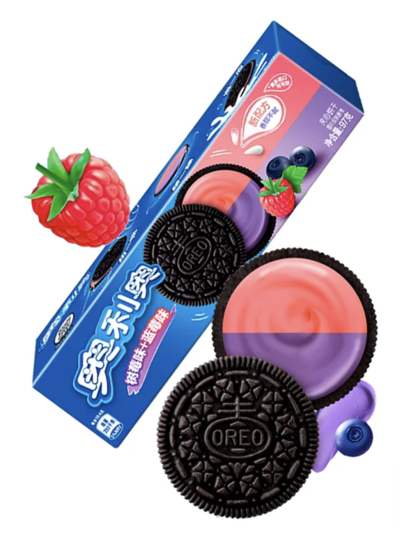 Visuel OREO FRAMBOISE / MYRTILLE