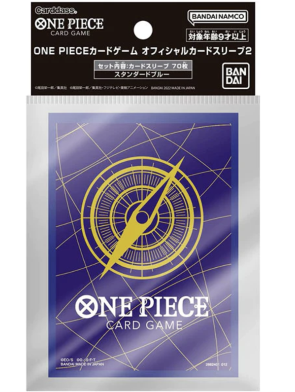 Visuel SLEEVE ONE PIECE CARDGAME - V2 - BOUSSOLE BLEUE