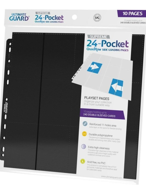 Visuel 24-POCKET QUADROW PAGES SIDE-LOADING NOIR