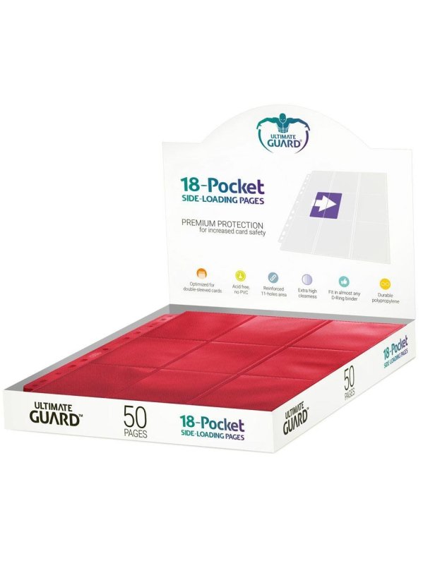 Visuel 18-POCKET PAGES SIDE-LOADING ROUGE (50)
