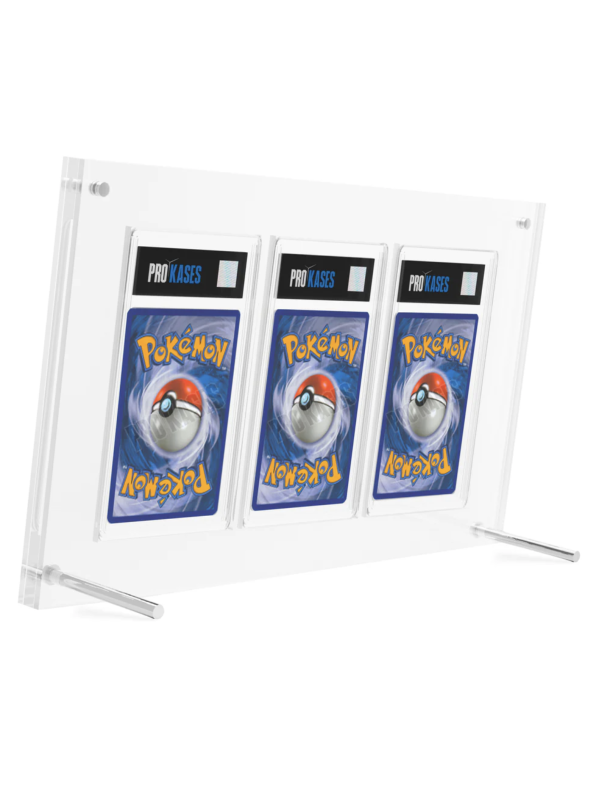 Visuel PROTECTION PRESENTOIR POUR 3 CARTES PCA ACRYLIQUE UV RÉSISTANT