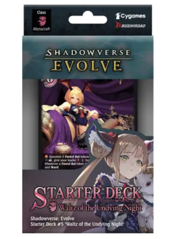 Visuel SHADOWVERSE EVOLVE - STARTED DECK - SD05 WALTZ OF THE UNDYING NIGHT EN