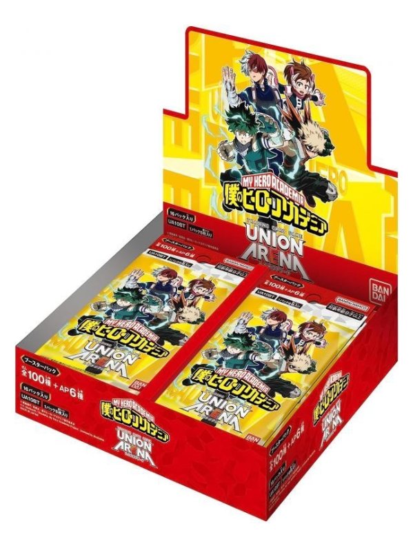 Visuel UNION ARENA - BOITE DE 16 BOOSTERS - MY HERO ACADEMIA JP JP