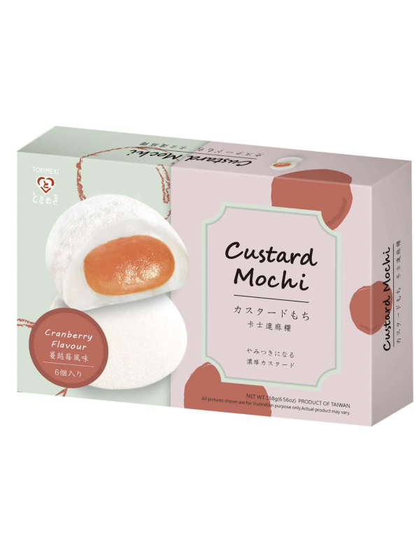 Visuel CUSTARD MOCHI - CRANBERRY (168G)