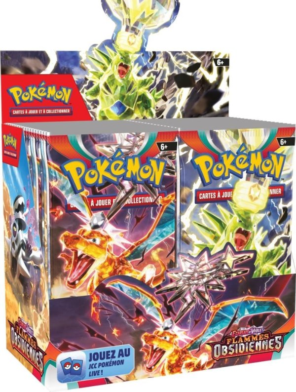 Visuel POKEMON JCC EV03 - BOOSTER FLAMMES OBSIDIENNES (FR)