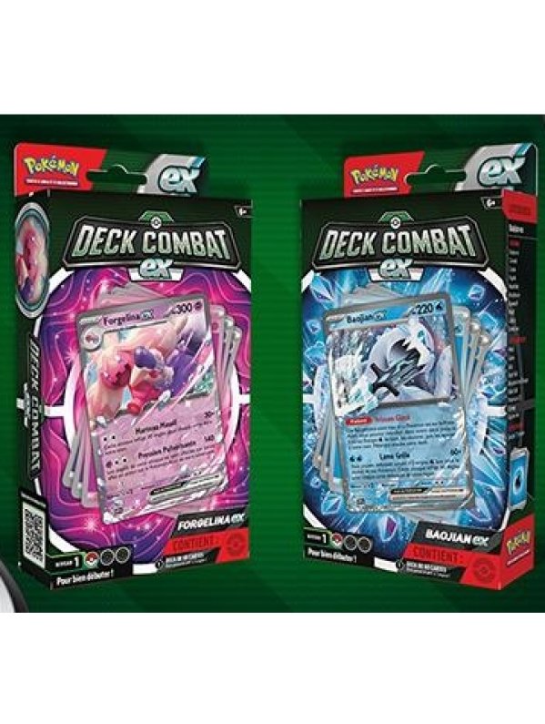 Visuel POKEMON - DECK DE COMBAT - FORGELINA-EX OU BAOJIAN-EX FR