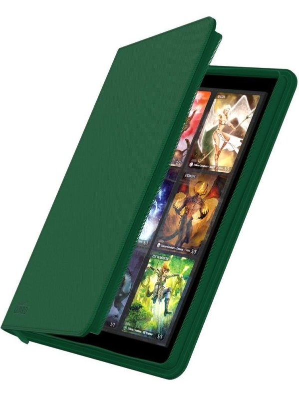 Visuel ULTIMATE GUARD - PORTFOLIO A4 18-POCKET ZIPFOLIO XENOSKIN 360 - VERT