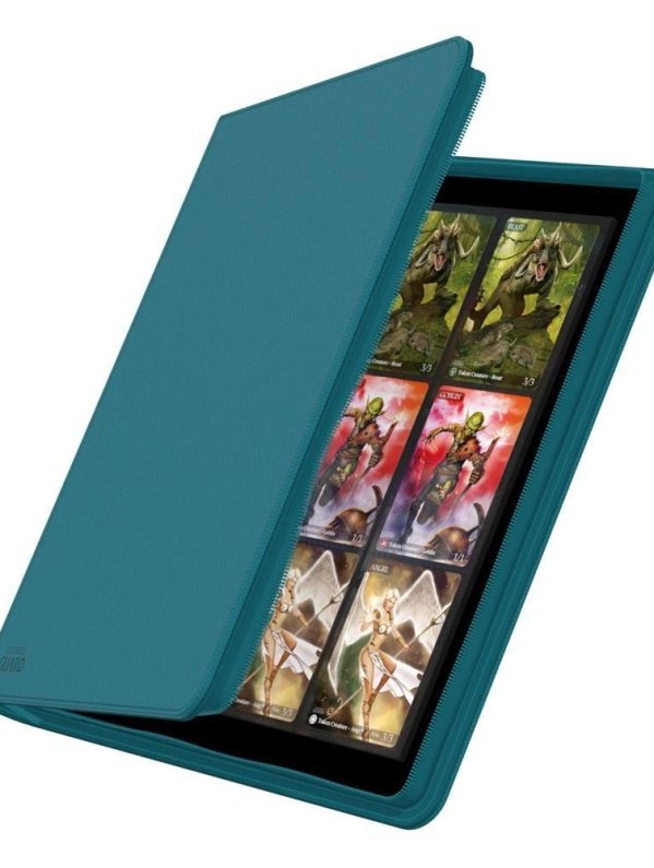 Visuel ULTIMATE GUARD - PORTFOLIO 24-POCKET QUADROW ZIPFOLIO XENOSKIN 480 - BLEU PETROLE
