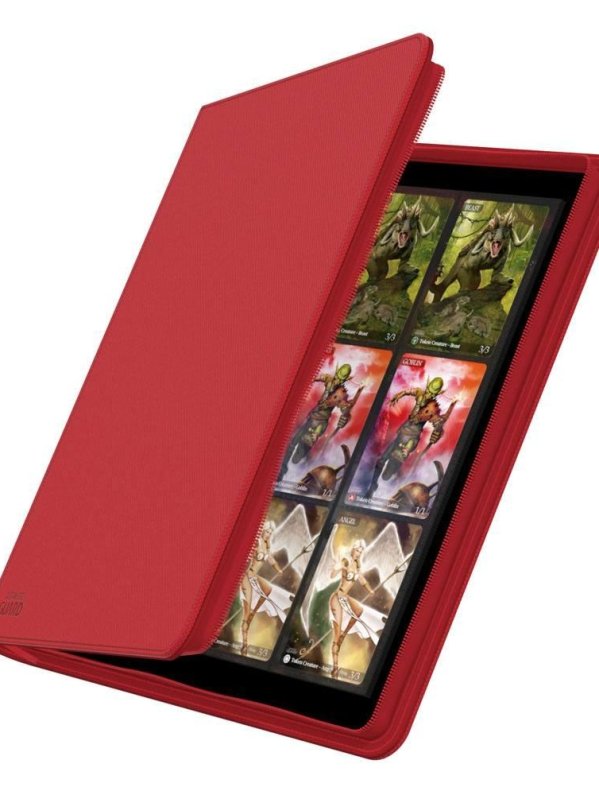 Visuel ULTIMATE GUARD - PORTFOLIO 24-POCKET QUADROW ZIPFOLIO XENOSKIN 480 - ROUGE