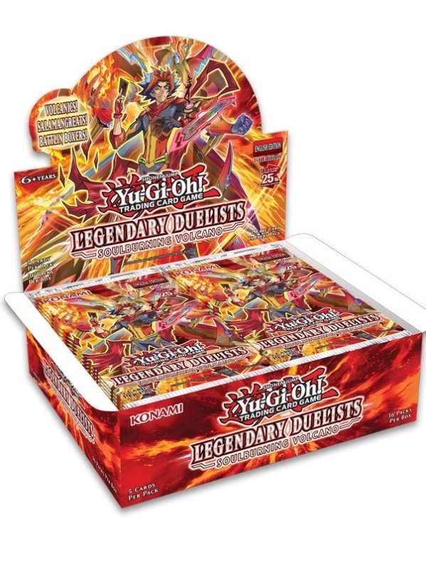 Visuel YU-GI-OH! JCC - BOOSTER (X1) DUELLISTE LEGENDAIRES - VOLCAN BRULEUR D'AMES (FR)