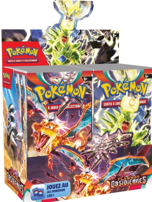 Visuel POKEMON JCC EV03 - DISPLAY 36 BOOSTERS FLAMMES OBSIDIENNES - FR