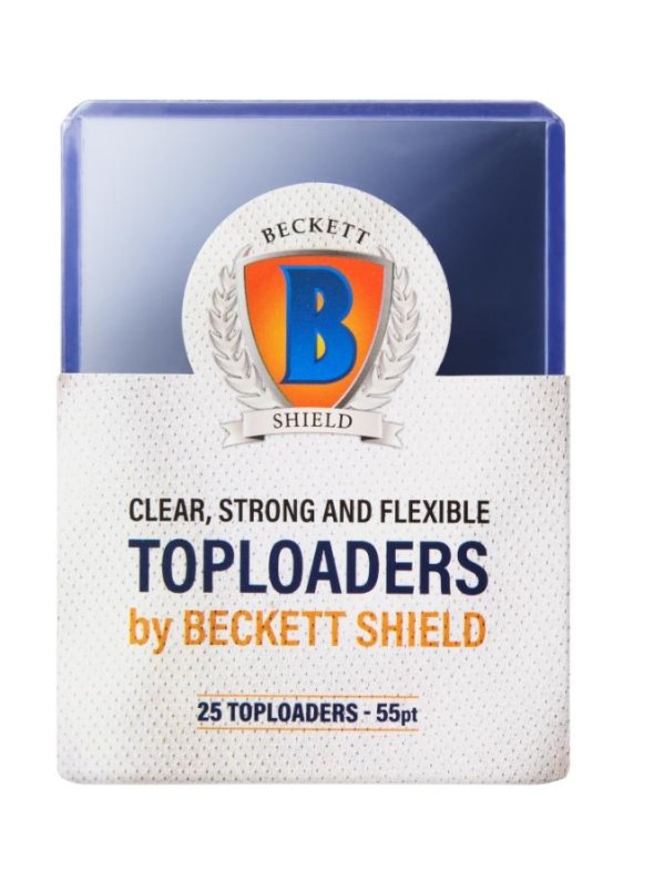 Visuel BECKETT SHIELD - 25 TOPLOADERS 55PT