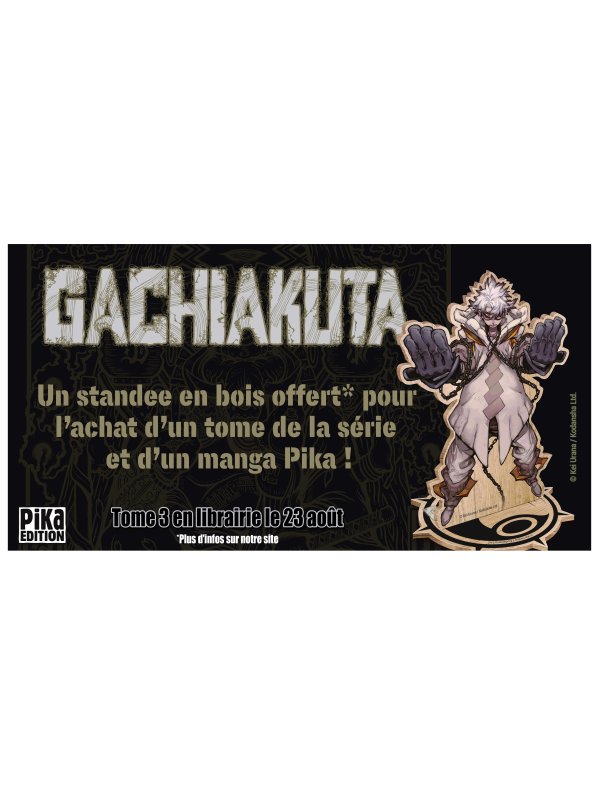 Visuel STANDEE GACHIAKUTA (OFFERT SOUS CONDITION)