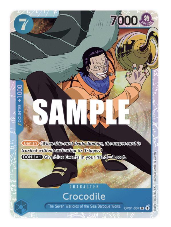 Visuel OP01-067 (SR) - CROCODILE