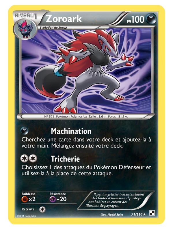 Visuel NB01 - 071 ZOROARK (HOLO)