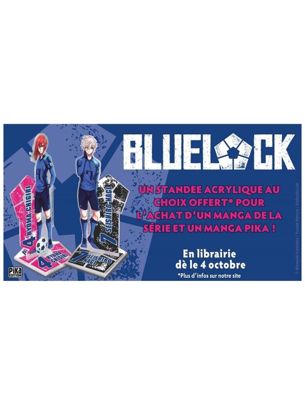 Visuel STANDEE ACRYLIQUE BLUE LOCK SEISHIRO NAGI (OFFERT SOUS CONDITION) 
