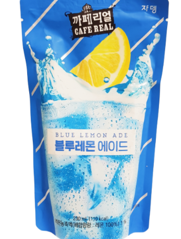 Visuel CAFE REAL - BLUE LEMON ADE